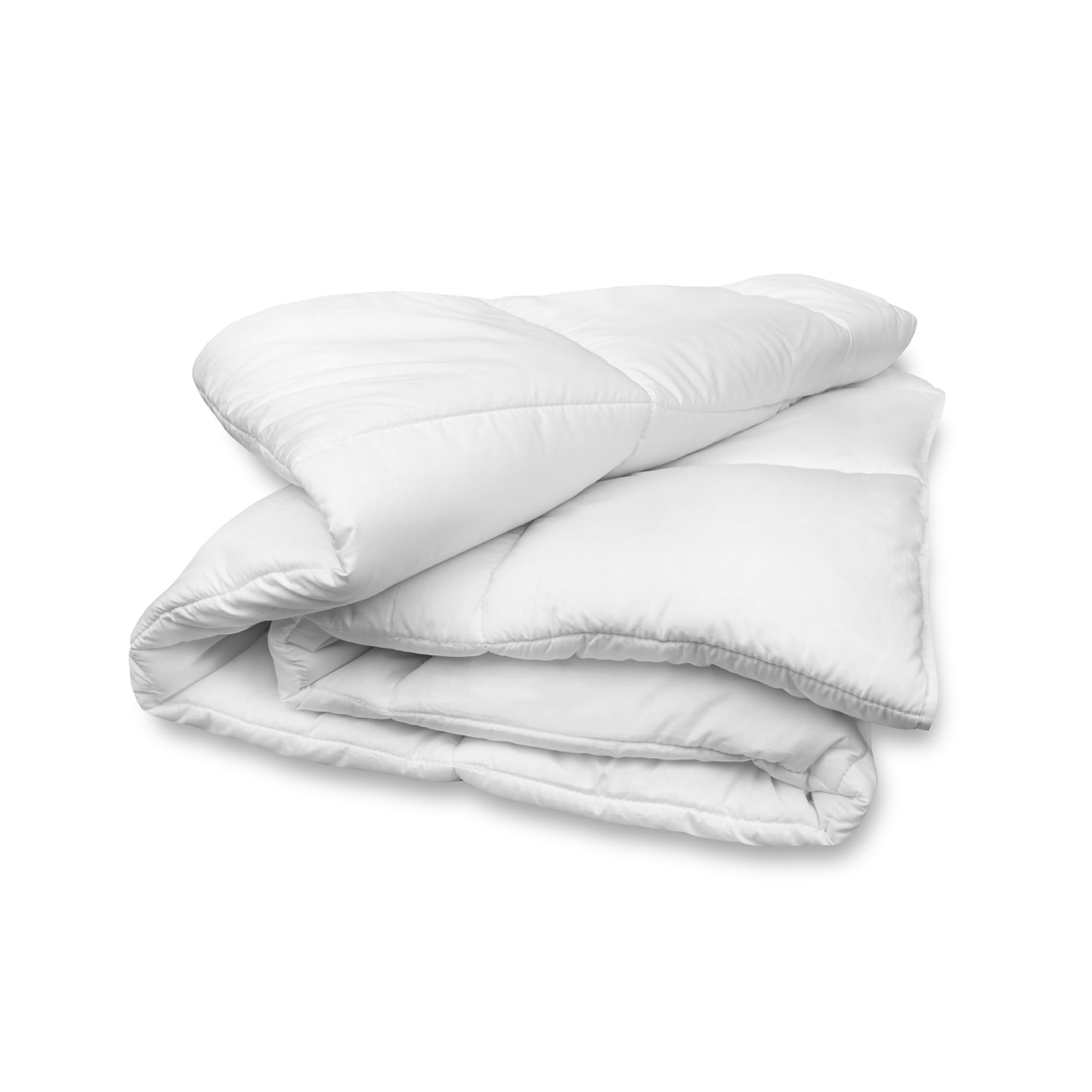Biodegradable sustainable duvet , degrades in ocean water and landfill